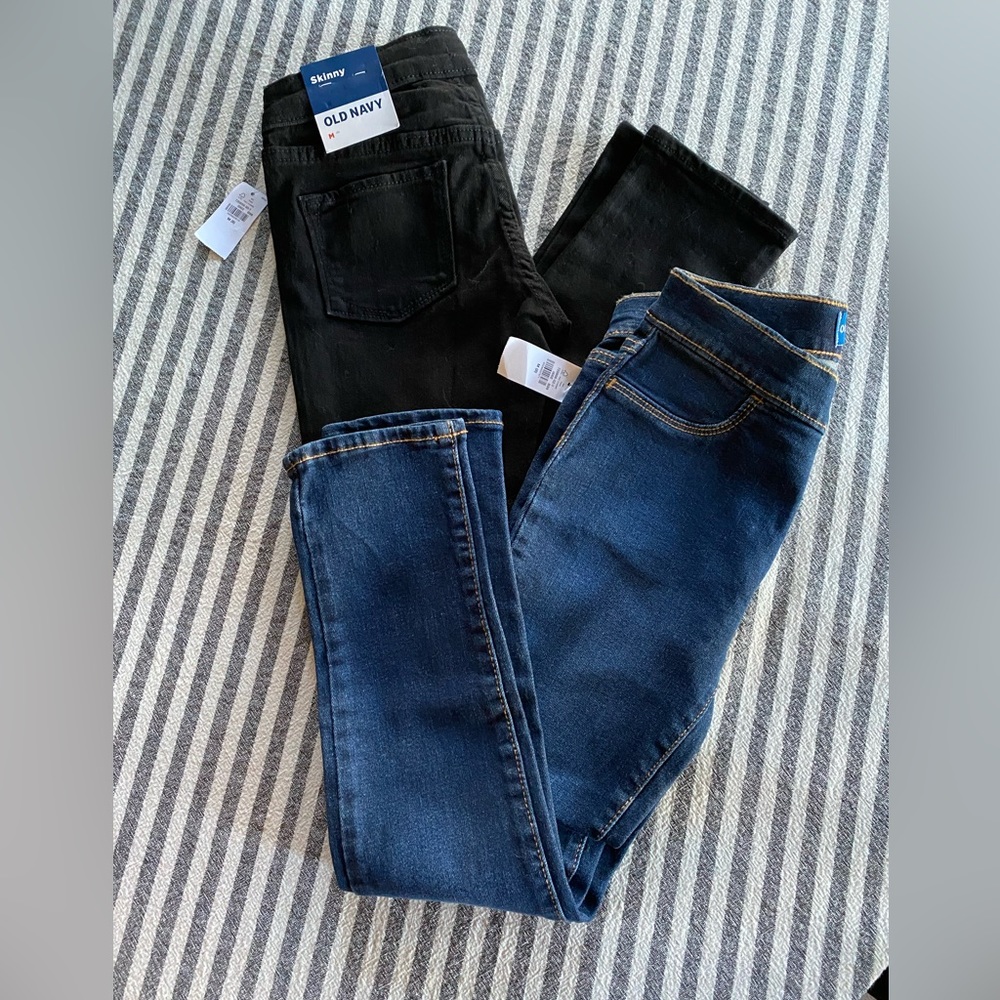 NWT 🖤 2 pairs Skinny Jeans 👖 Size 8 (Girls)